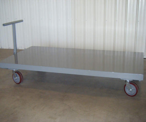 Unpadded Flat Transfer Cart