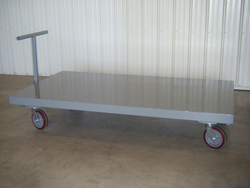 Unpadded Flat Transfer Cart